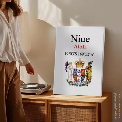 تابلو نماد های کشورهای جهان - اسپو دکور