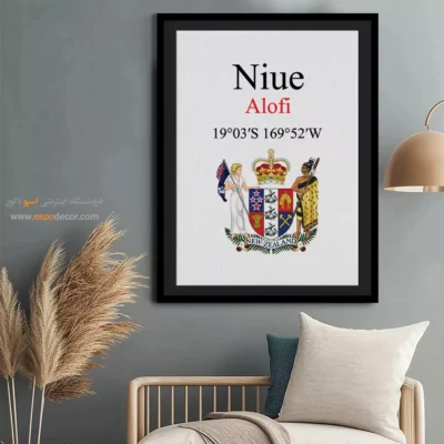 تابلو نماد های کشورهای جهان - اسپو دکور