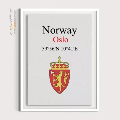 تابلو نماد های کشورهای جهان - اسپو دکور