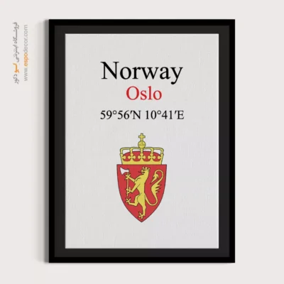 تابلو نماد های کشورهای جهان - اسپو دکور