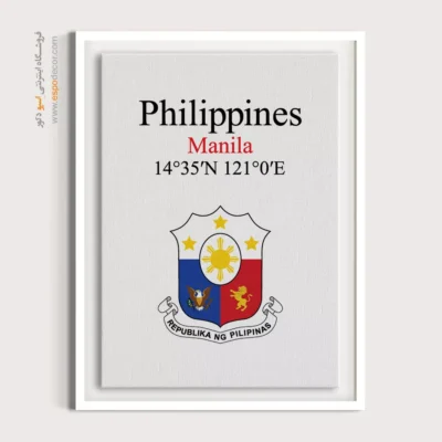 تابلو نماد های کشورهای جهان - اسپو دکور