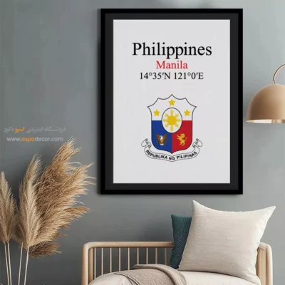 تابلو نماد های کشورهای جهان - اسپو دکور