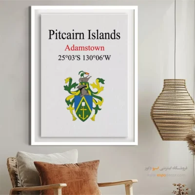 تابلو نماد های کشورهای جهان - اسپو دکور