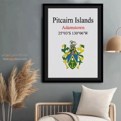 تابلو نماد های کشورهای جهان - اسپو دکور