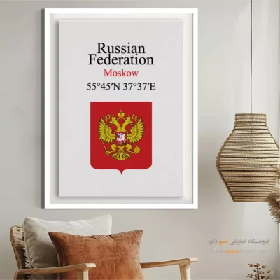 تابلو نماد های کشورهای جهان - اسپو دکور