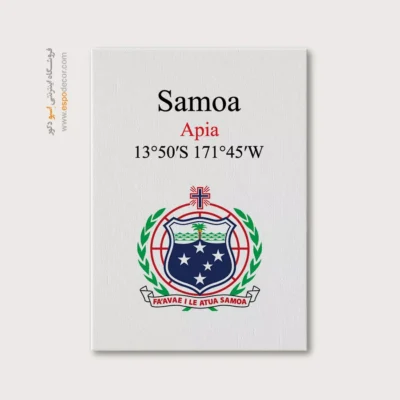 تابلو نماد های کشورهای جهان - اسپو دکور