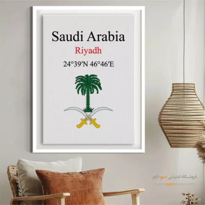 تابلو نماد های کشورهای جهان - اسپو دکور