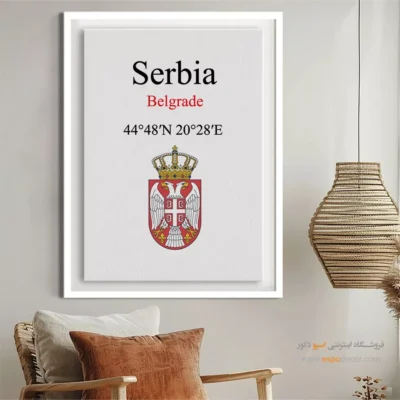 تابلو نماد های کشورهای جهان - اسپو دکور