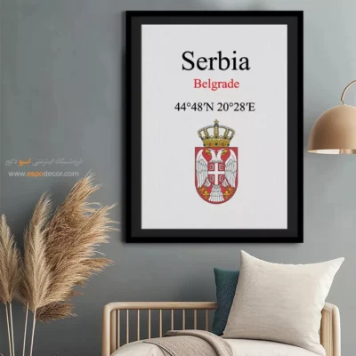 تابلو نماد های کشورهای جهان - اسپو دکور