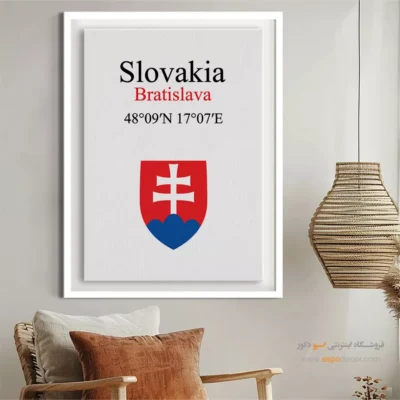 تابلو نماد های کشورهای جهان - اسپو دکور