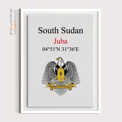 تابلو نماد های کشورهای جهان - اسپو دکور