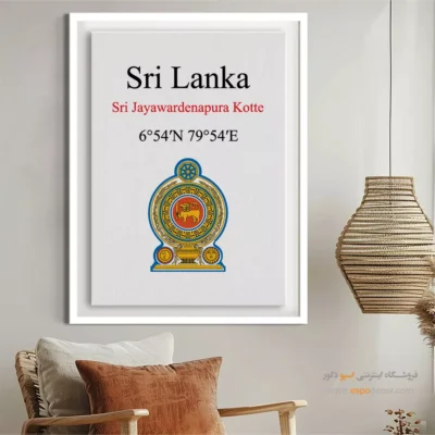 تابلو نماد های کشورهای جهان - اسپو دکور