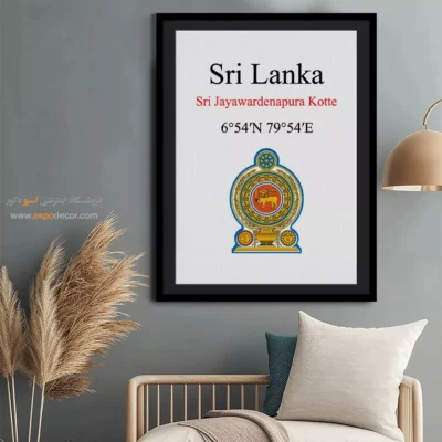 تابلو نماد های کشورهای جهان - اسپو دکور