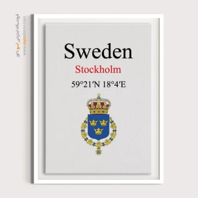 تابلو نماد های کشورهای جهان - اسپو دکور
