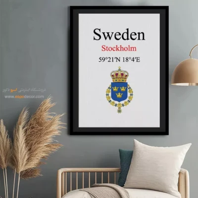 تابلو نماد های کشورهای جهان - اسپو دکور