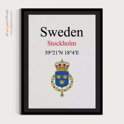 تابلو نماد های کشورهای جهان - اسپو دکور