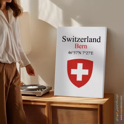 تابلو نماد های کشورهای جهان - اسپو دکور