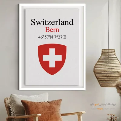 تابلو نماد های کشورهای جهان - اسپو دکور