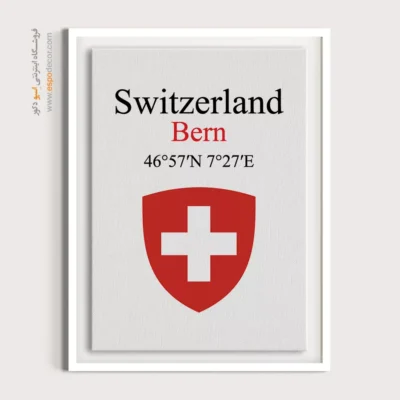 تابلو نماد های کشورهای جهان - اسپو دکور