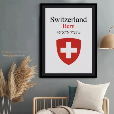 تابلو نماد های کشورهای جهان - اسپو دکور