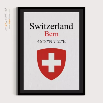 تابلو نماد های کشورهای جهان - اسپو دکور