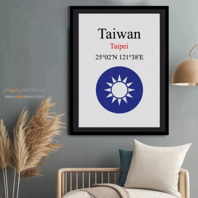 تابلو نماد های کشورهای جهان - اسپو دکور