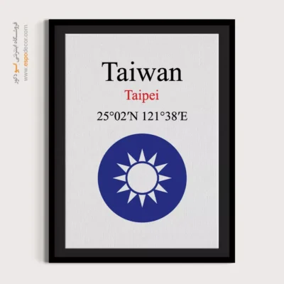 تابلو نماد های کشورهای جهان - اسپو دکور