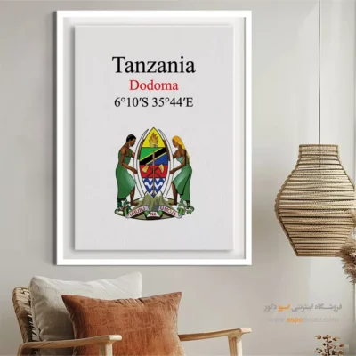 تابلو نماد های کشورهای جهان - اسپو دکور