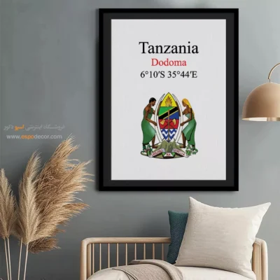 تابلو نماد های کشورهای جهان - اسپو دکور