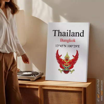 تابلو نماد های کشورهای جهان - اسپو دکور