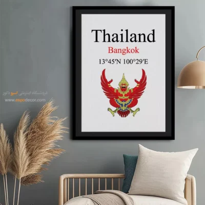 تابلو نماد های کشورهای جهان - اسپو دکور