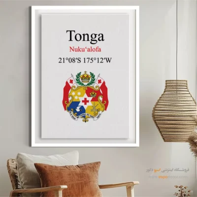 تابلو نماد های کشورهای جهان - اسپو دکور