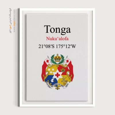 تابلو نماد های کشورهای جهان - اسپو دکور