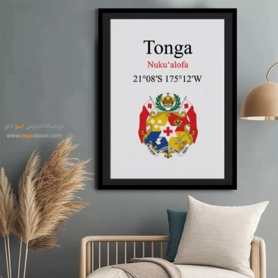 تابلو نماد های کشورهای جهان - اسپو دکور