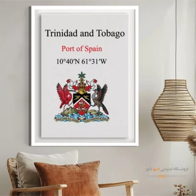 تابلو نماد های کشورهای جهان - اسپو دکور