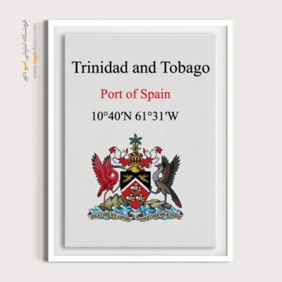 تابلو نماد های کشورهای جهان - اسپو دکور