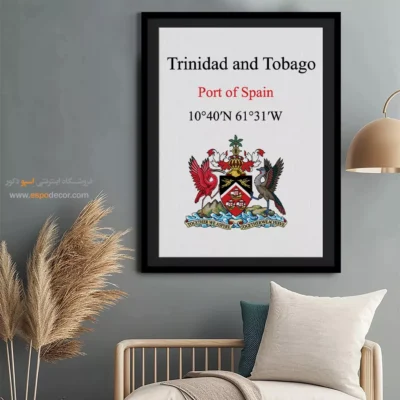 تابلو نماد های کشورهای جهان - اسپو دکور