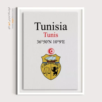 تابلو نماد های کشورهای جهان - اسپو دکور