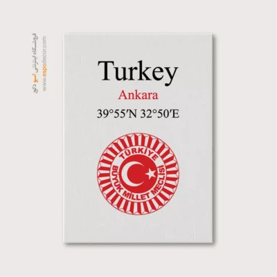 تابلو نماد های کشورهای جهان - اسپو دکور