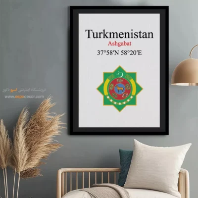 تابلو نماد های کشورهای جهان - اسپو دکور