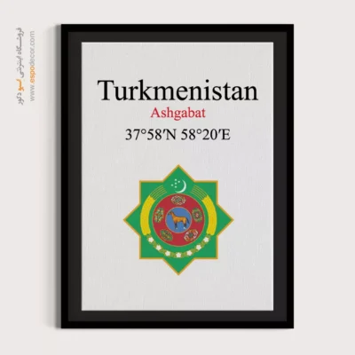 تابلو نماد های کشورهای جهان - اسپو دکور