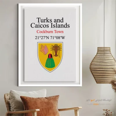 تابلو نماد های کشورهای جهان - اسپو دکور