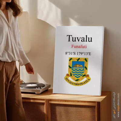 تابلو نماد های کشورهای جهان - اسپو دکور