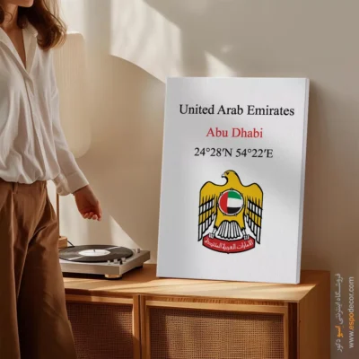 تابلو نماد های کشورهای جهان - اسپو دکور