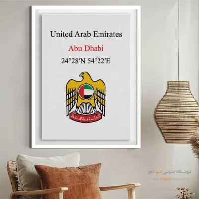 تابلو نماد های کشورهای جهان - اسپو دکور