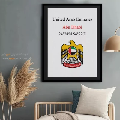 تابلو نماد های کشورهای جهان - اسپو دکور