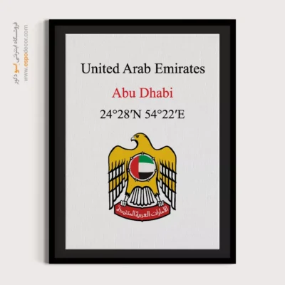 تابلو نماد های کشورهای جهان - اسپو دکور