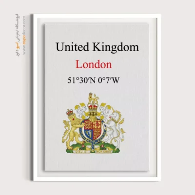 تابلو نماد های کشورهای جهان - اسپو دکور