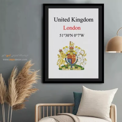 تابلو نماد های کشورهای جهان - اسپو دکور