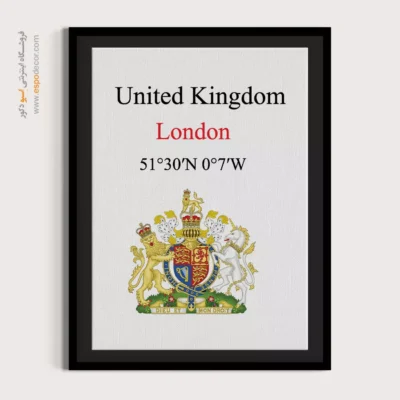 تابلو نماد های کشورهای جهان - اسپو دکور